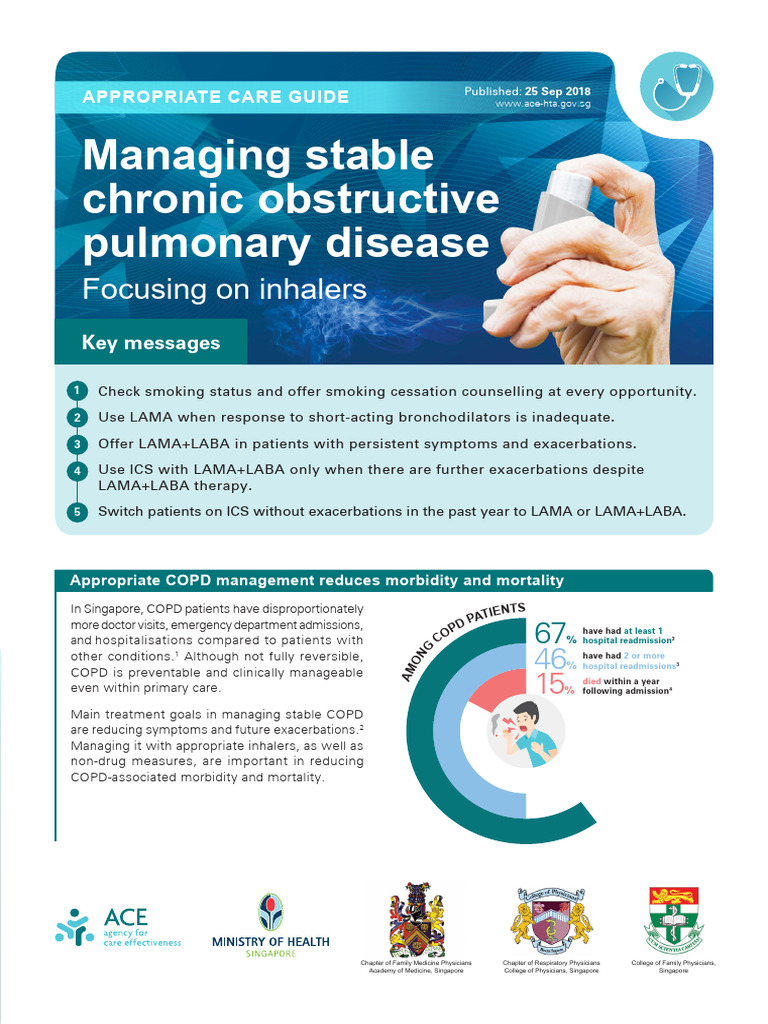 COPD Management: Inhaler Guidelines | PDF | Chronic Obstructive ...