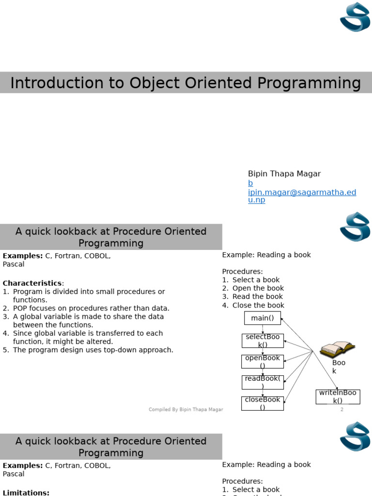 Slides On C++ | PDF | Class (Computer Programming) | Constructor ...