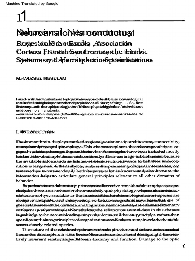 Principles of Behavioral and Cognitive N-22-87 | PDF | Cerebro ...