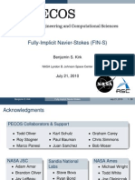 Pecos: Fully-Implicit Navier-Stokes (FIN-S)