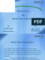 WTO Presentation on World Trade Organization