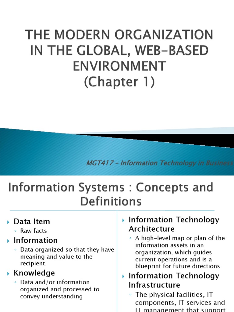 Information Technology's Role in Business | PDF | Competition ...