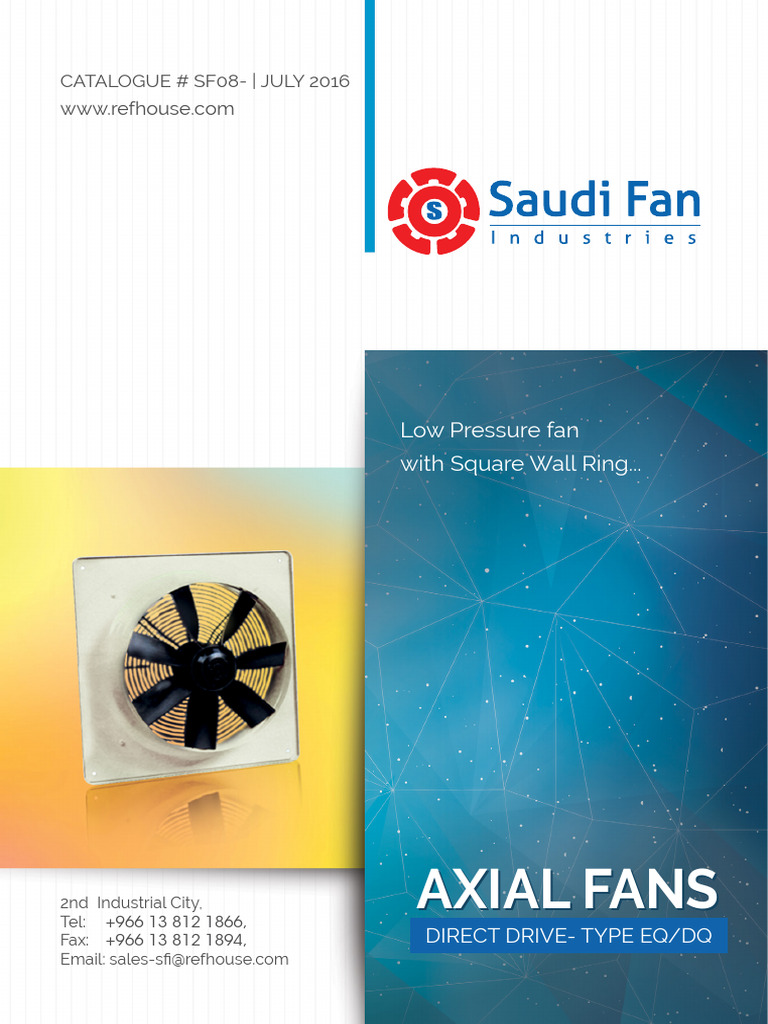 Axial Fans Catalogue - July 2016 | PDF | Alternating Current | Capacitor