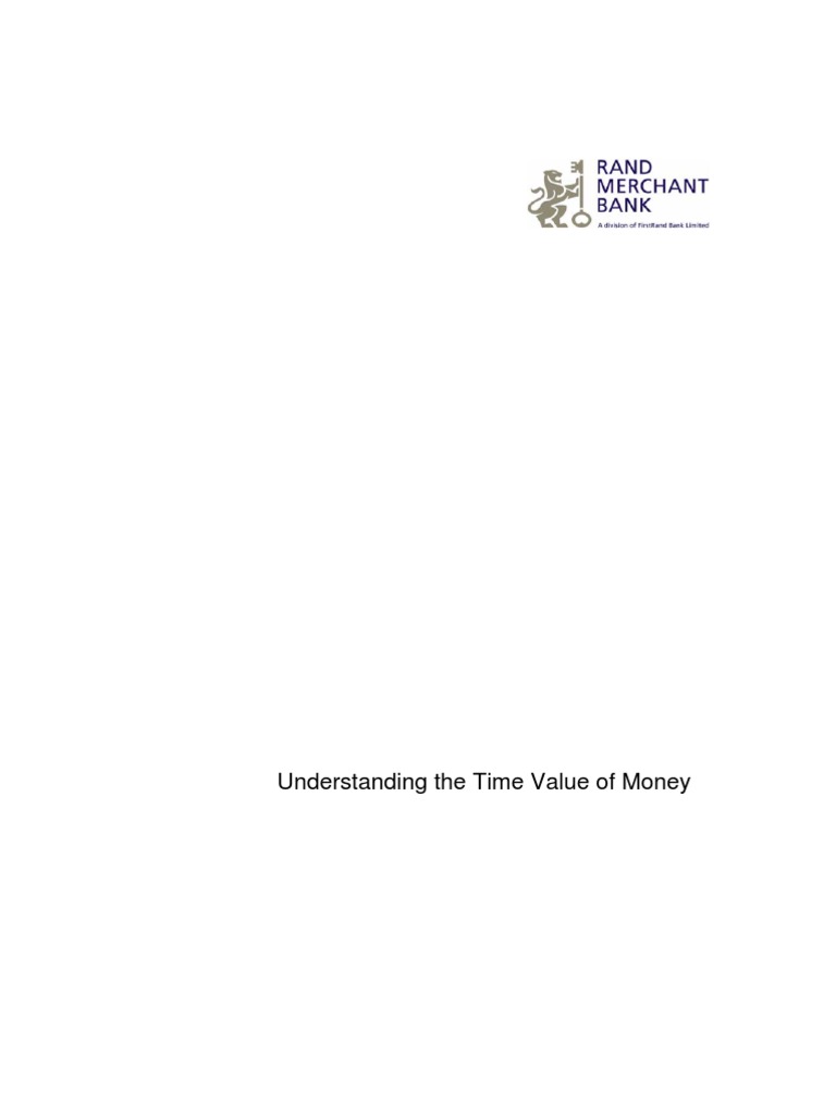 Understanding Time Value of Money | PDF | Time Value Of Money | Present ...