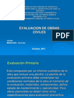 Evaluaciones de Obras Civiles - de Mantenimiento General de Obras Civiles. Clase-21!10!11