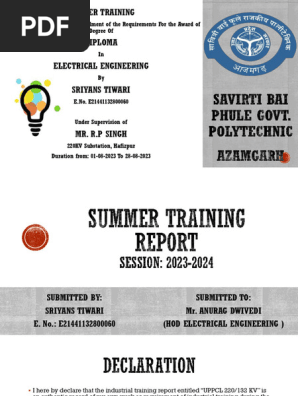 Summer training ppt 