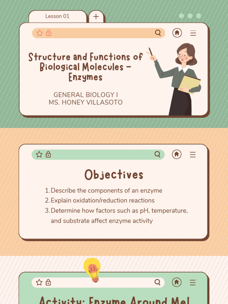 lesson 1 in gen bio (2nd quarter) | PDF | Enzyme | Chemical Reactions