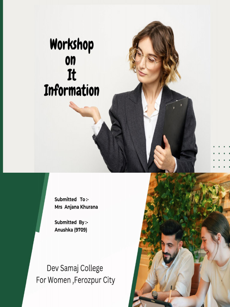 Workshop On It Information 2 | PDF | Debits And Credits | Depreciation