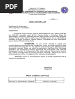 Nonpunitive Caution Letter Template | PDF