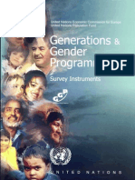 Generations and Gender Programme Survey Instruments