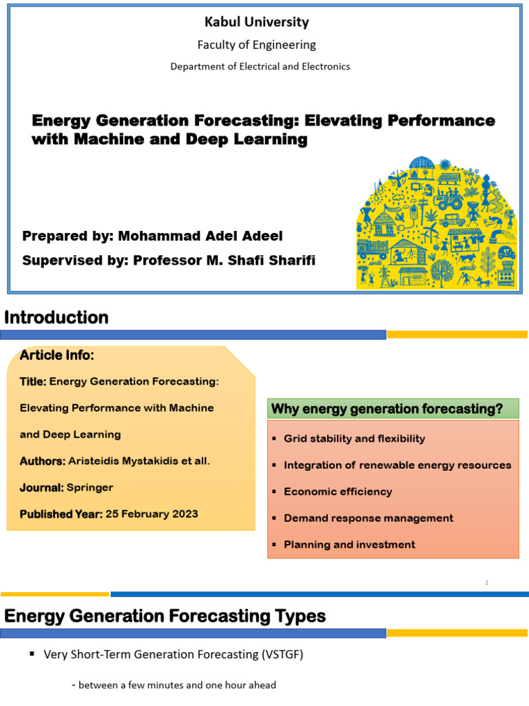 Energy Generation Forcasting - 111522 | PDF | Forecasting | Machine ...
