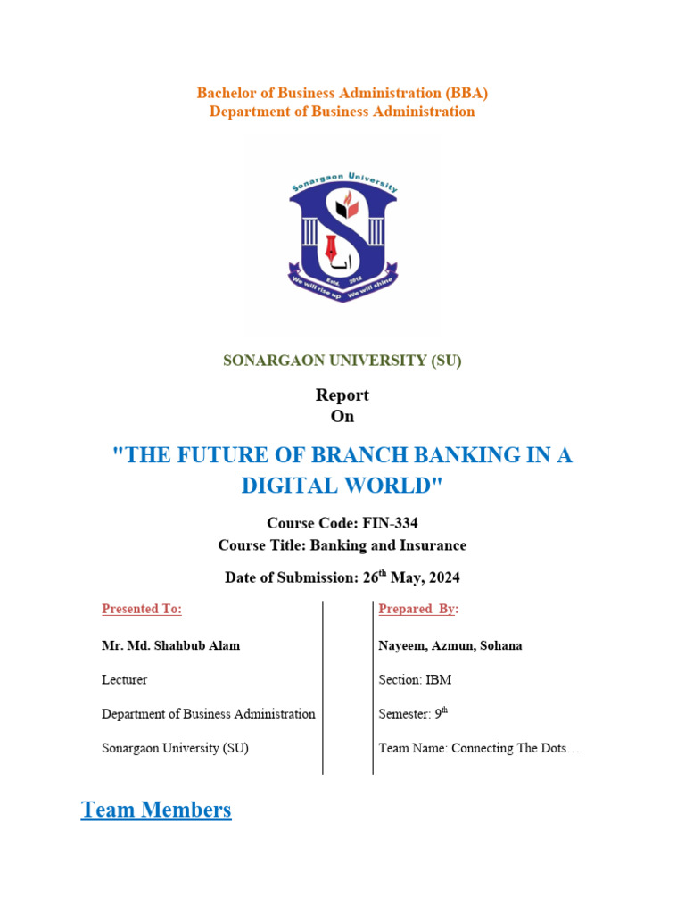 Future of Branch Banking in Digital Era | PDF | Banks | Innovation