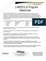 ABCD Program Objectives