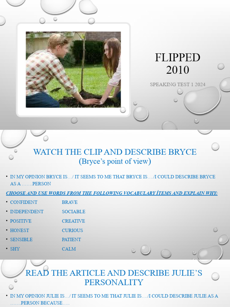 Flipped Speaking Test 2024 Guide | PDF | Psychology