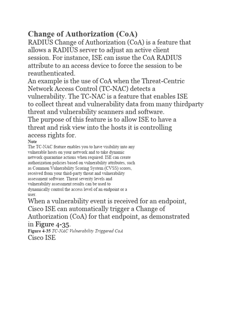 Change of Authorization (Coa) : Figure 4-35 | PDF | Computers ...