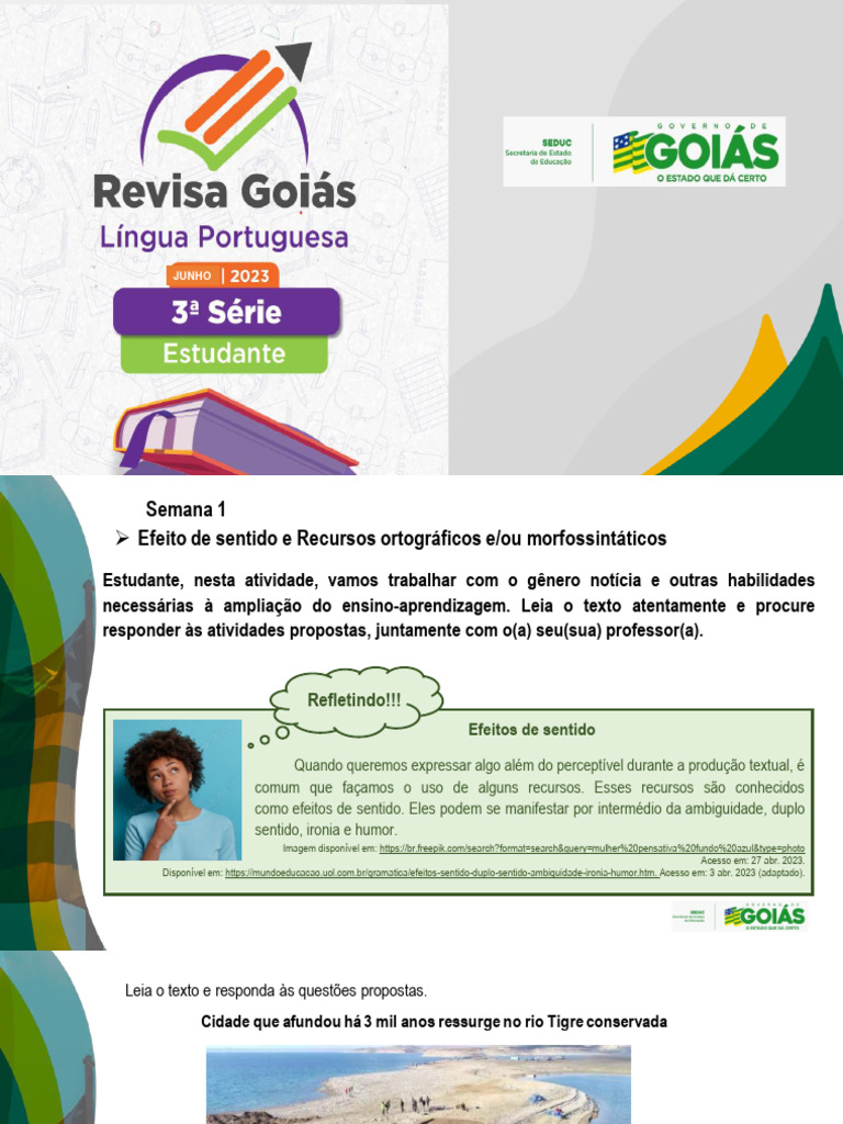 REVISA GOIÁS 3 LP-Junho | PDF | Desperdício | Pronome