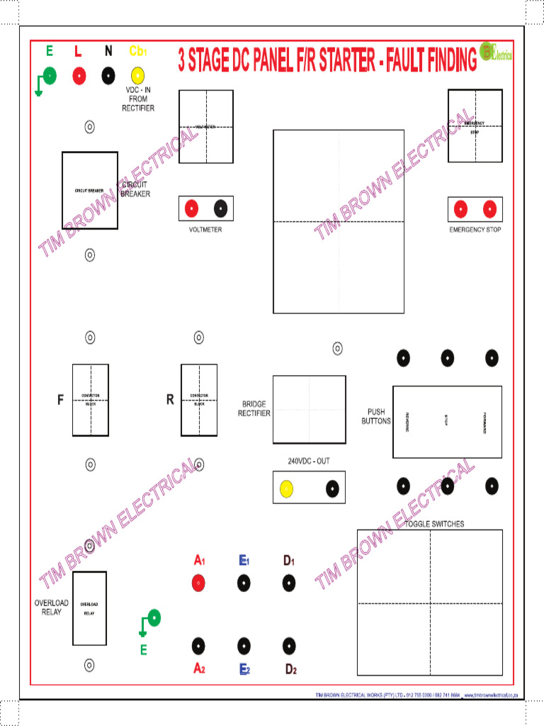 3 Stage - DC Panel F-R - Fault Finding | PDF