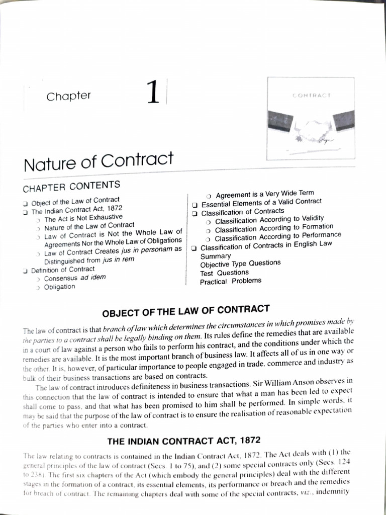 Overview of Indian Contract Act 1872 | PDF | Offer And Acceptance ...