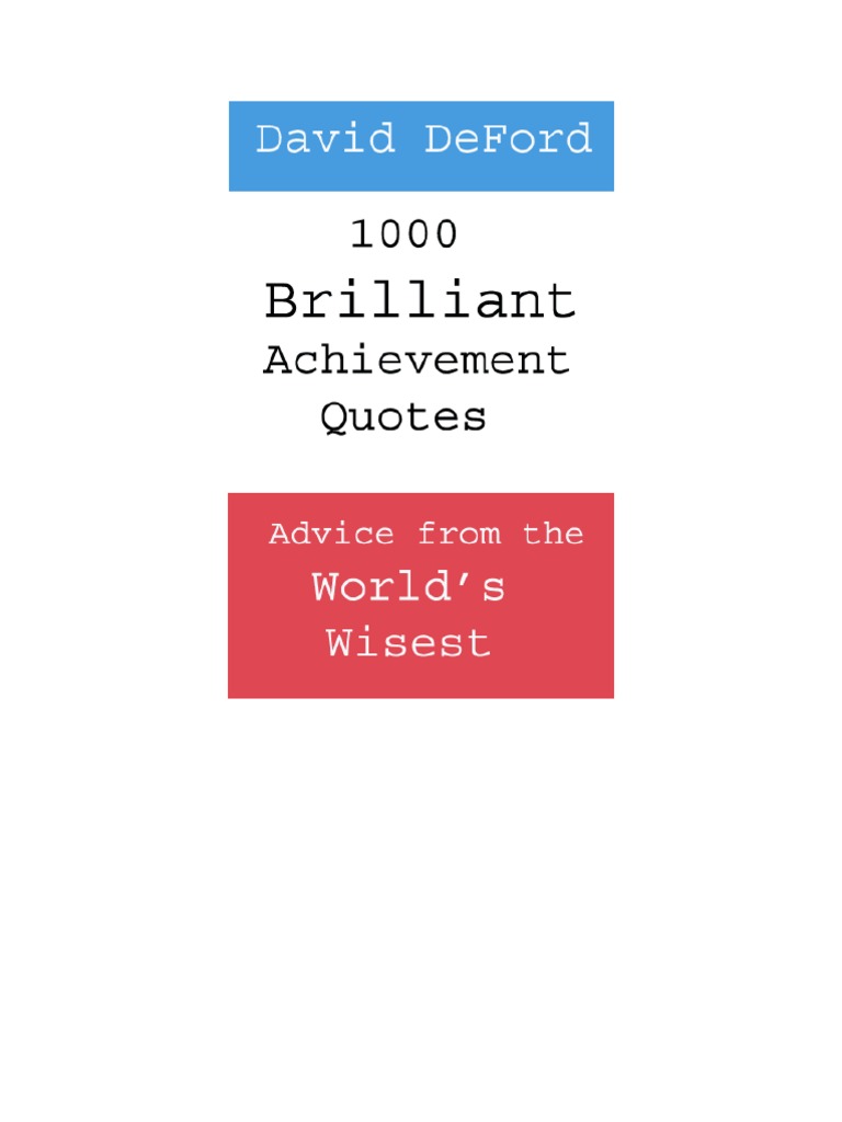 Achieve | PDF