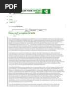 Download Essay on Corruption by anon_177068038 SN75578000 doc pdf
