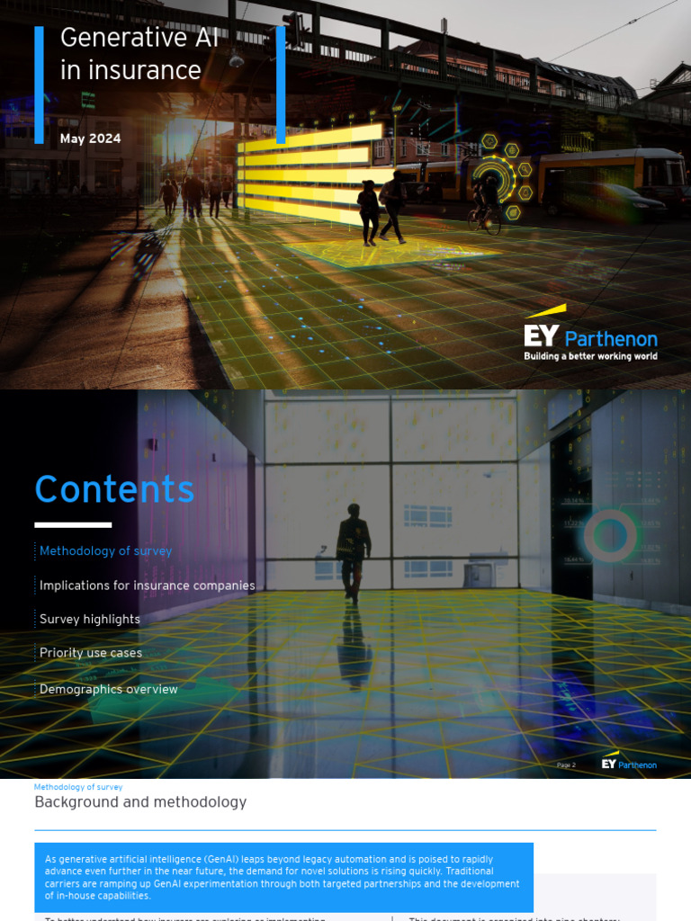 Generative AI in Insurance: Survey Insights | PDF | Insurance ...