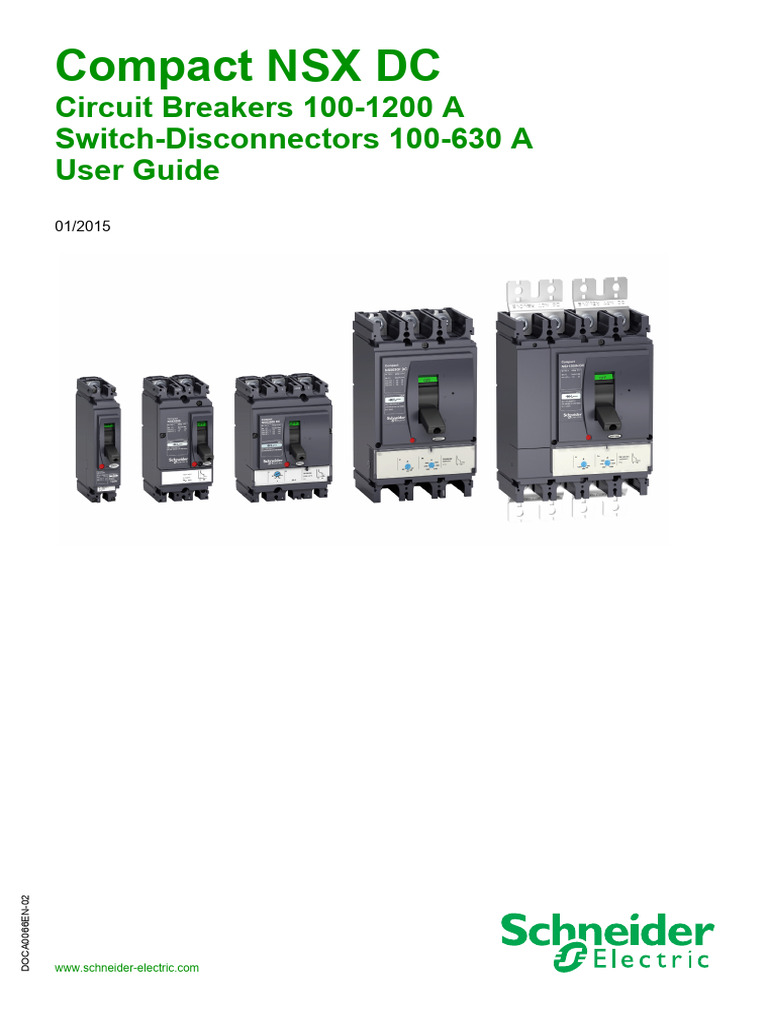User Guide Compact DC Circuit Breakers | PDF | Electrical Engineering ...