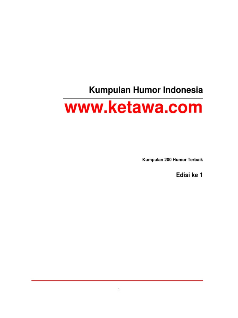 Kumpulan Humor Indonesia 12