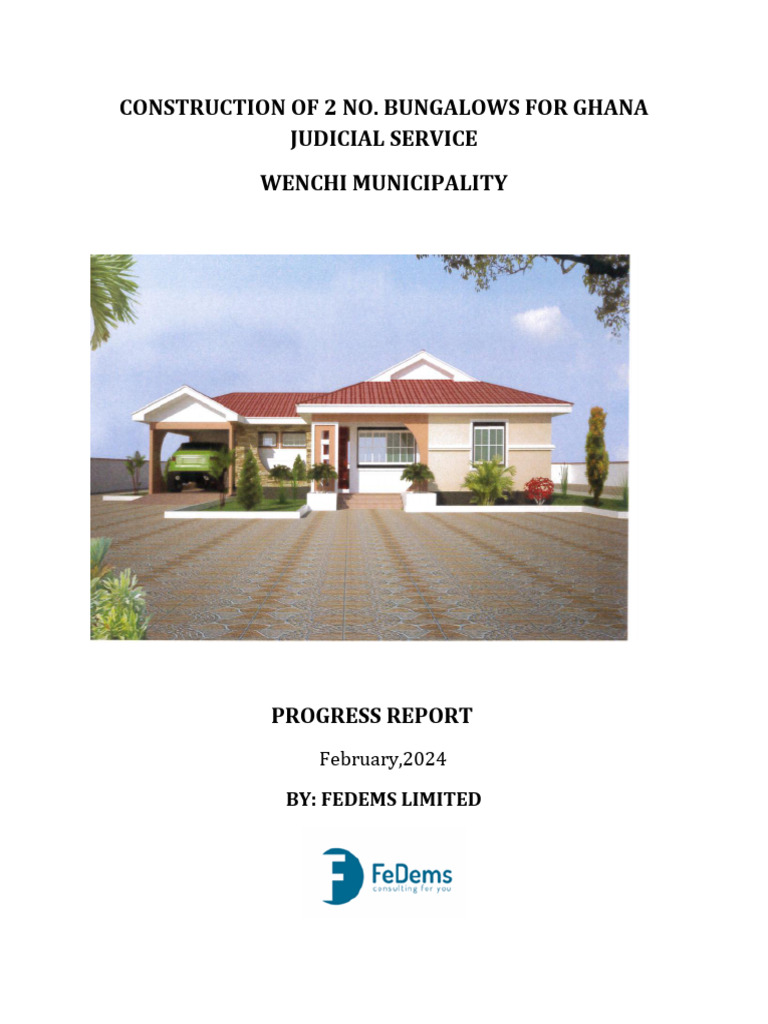 Wenchi Progress Report 2 | PDF | Home & Garden | Technology & Engineering