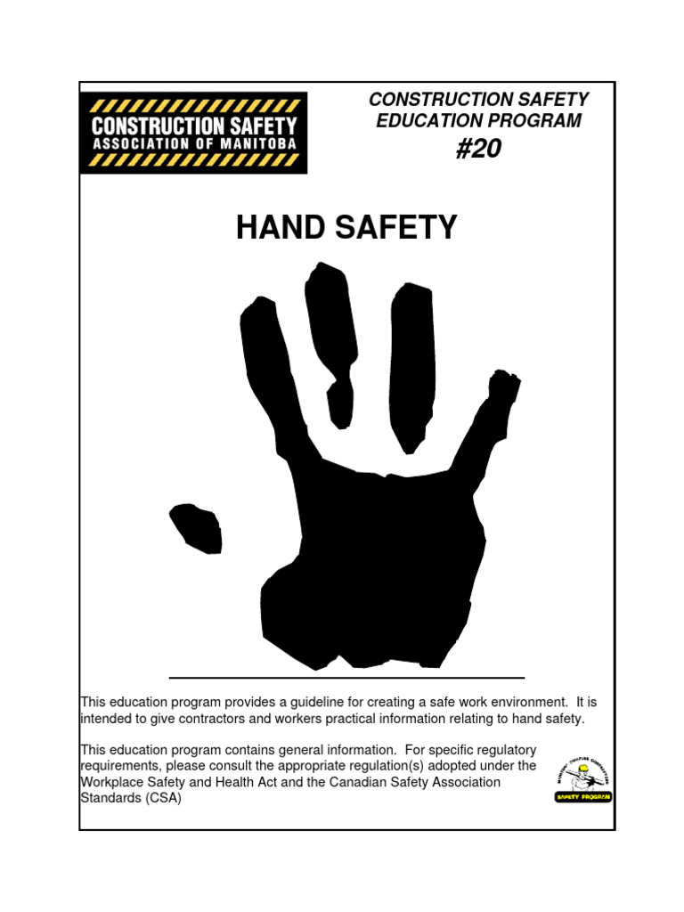 Hand Safety in Construction Work | PDF | Personal Protective Equipment ...