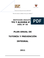 Plan Final de Tutoria 2011