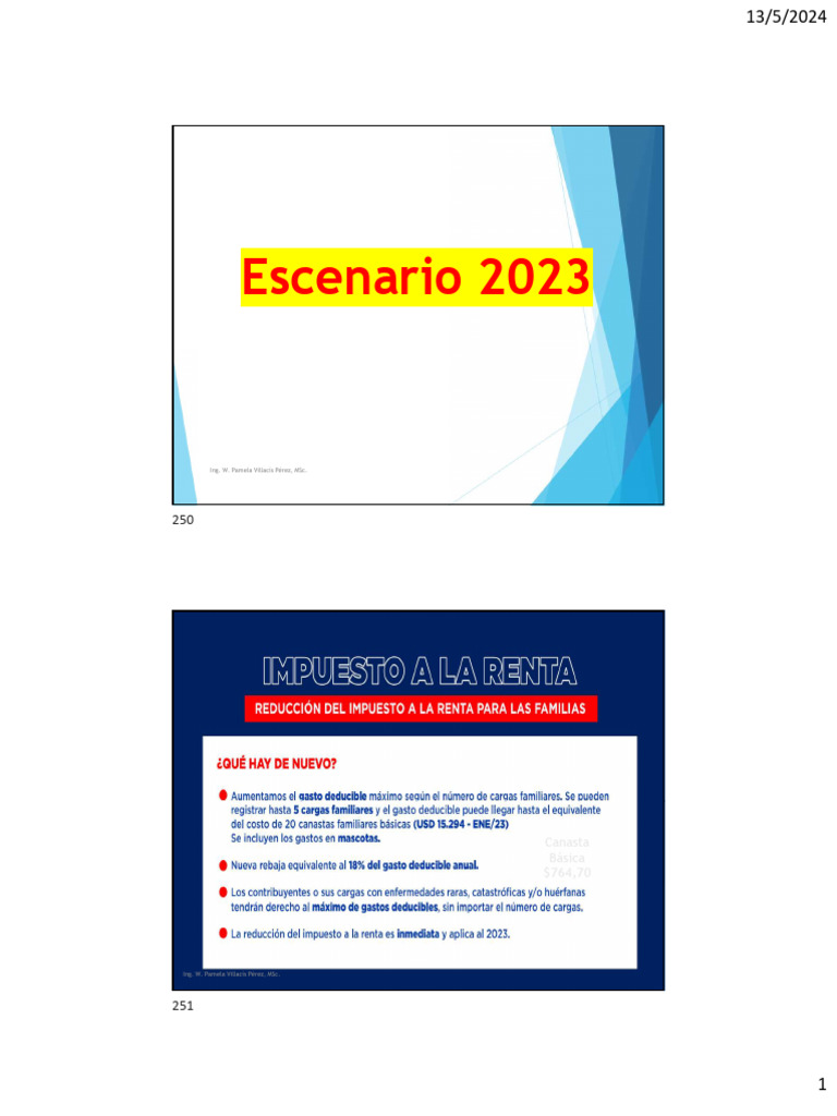 Ejercicios de Impuesto a la Renta 2023 | PDF | Impuestos | Servicios ...