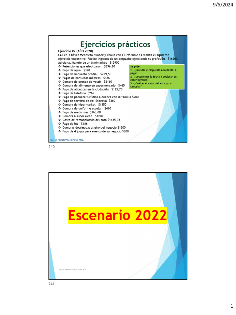 Cálculo de Impuesto a la Renta 2022 | PDF | Impuestos | Impuesto sobre ...
