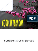 Screening of Diseases