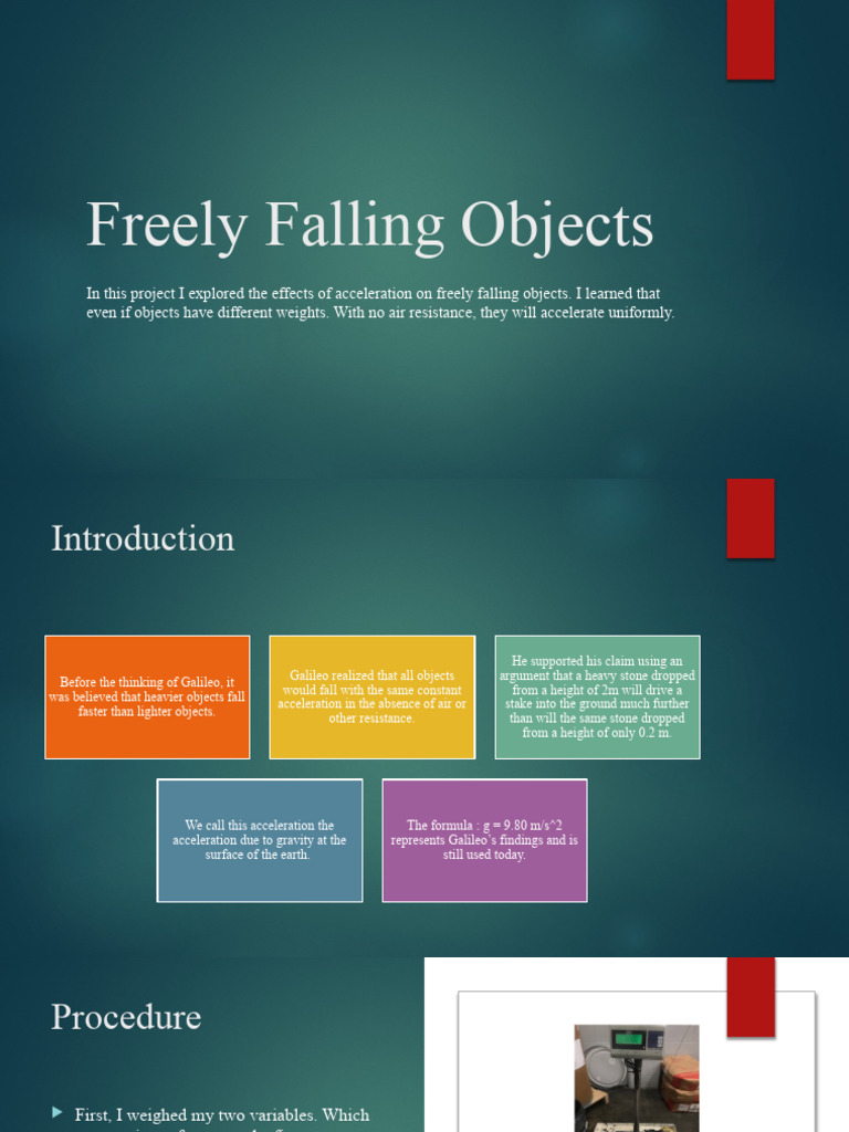 Effects of Gravity on Falling Objects | PDF | Weight | Acceleration