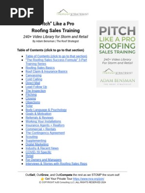 Roofing Training