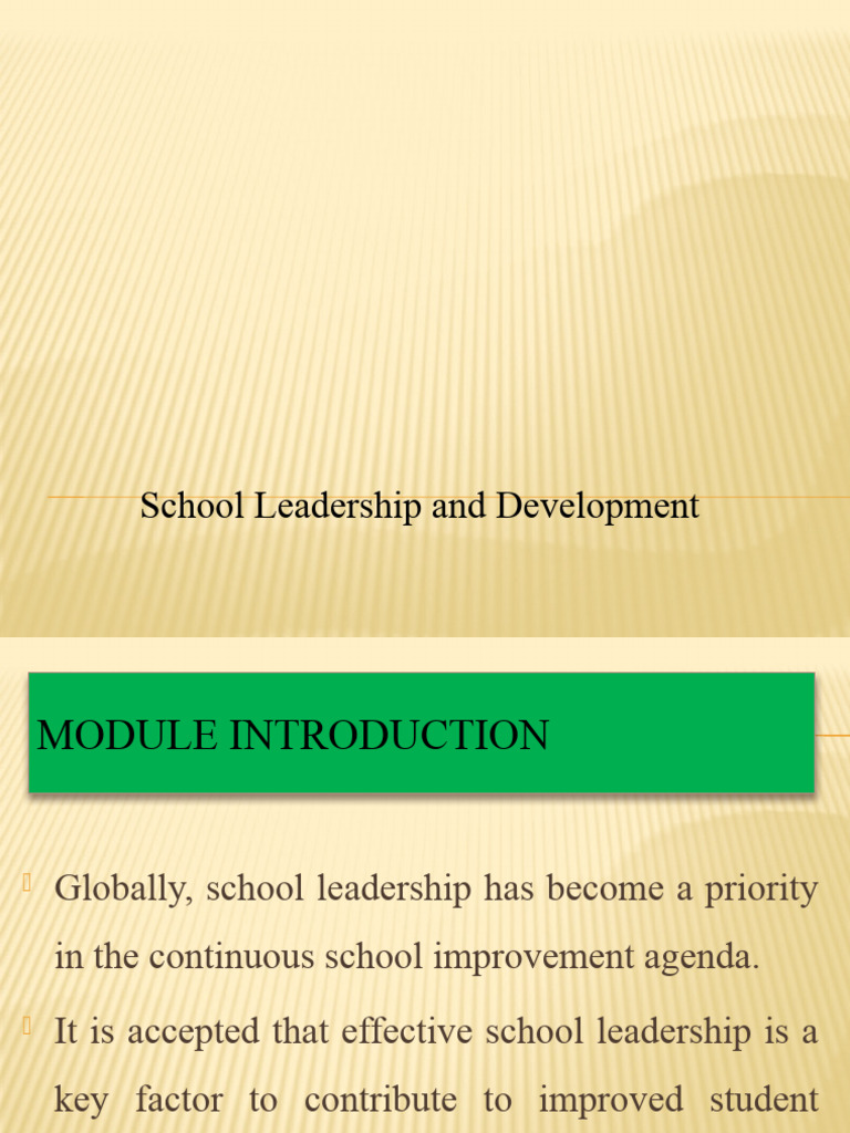 Enhancing School Leadership in Ethiopia | PDF | Teachers | Inclusion ...
