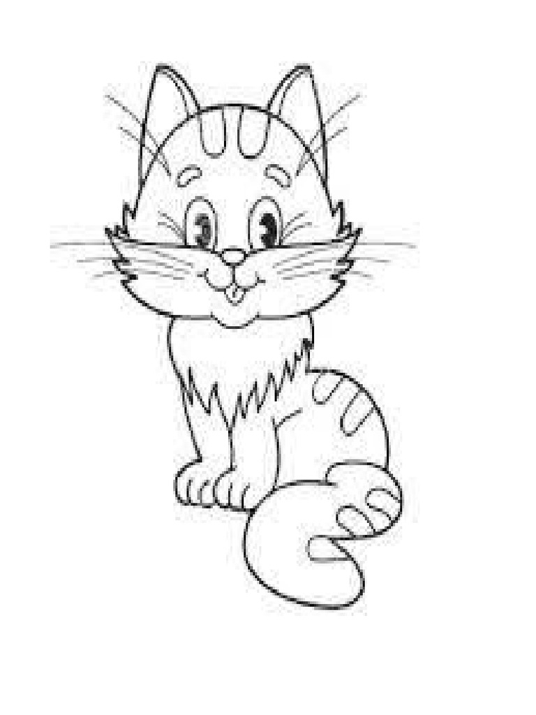 Mewarnai Gambar Kucing Pdf