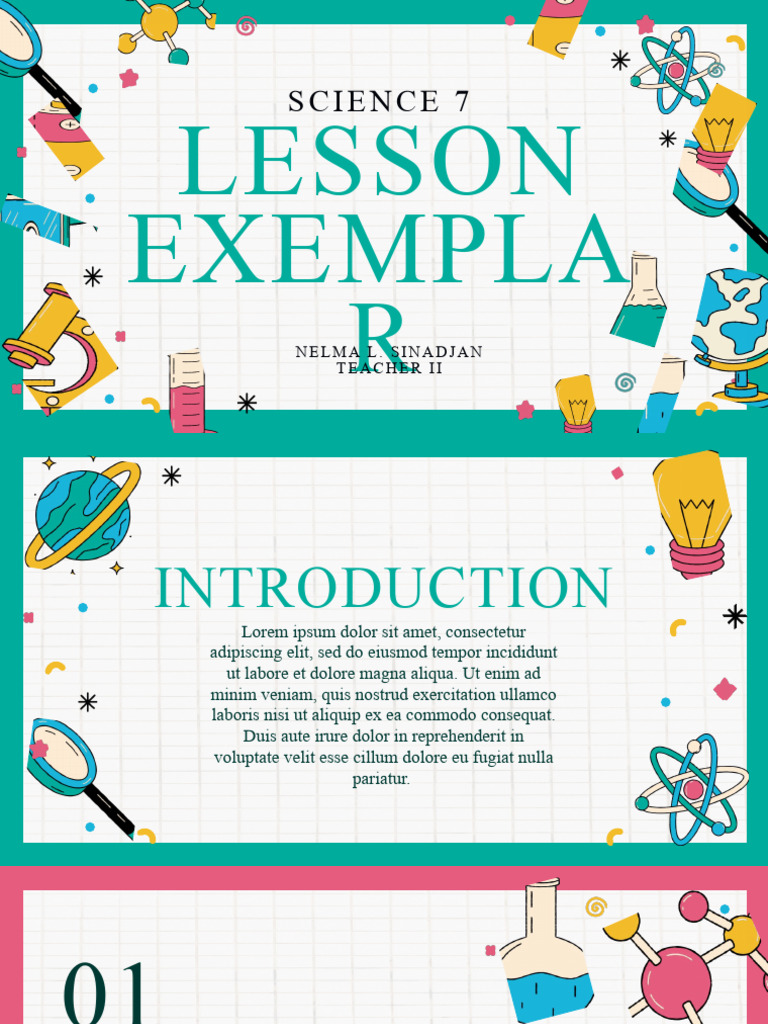 Pink and Green Doodle Hand Drawn Science Project Presentation | PDF