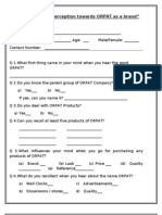 Questionnaire of ORPATf 1