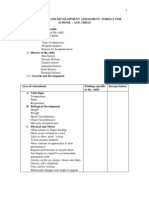 Growth & Dev Forms