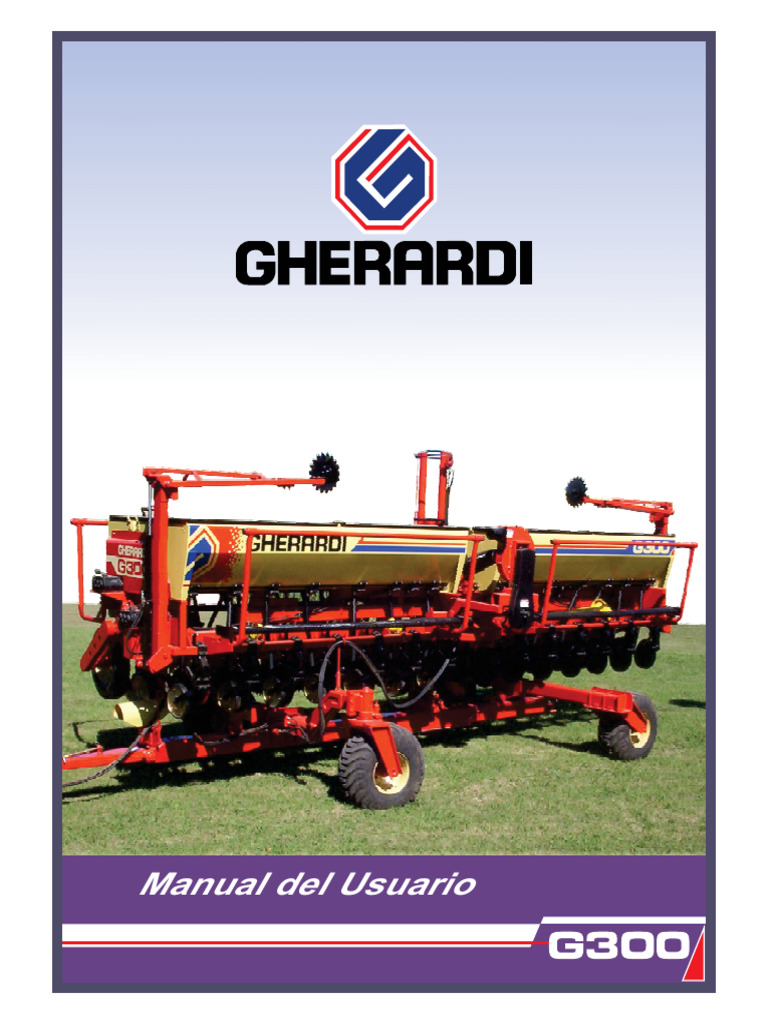 Manual de Usuario G-300 Gherardi | PDF | Tornillo