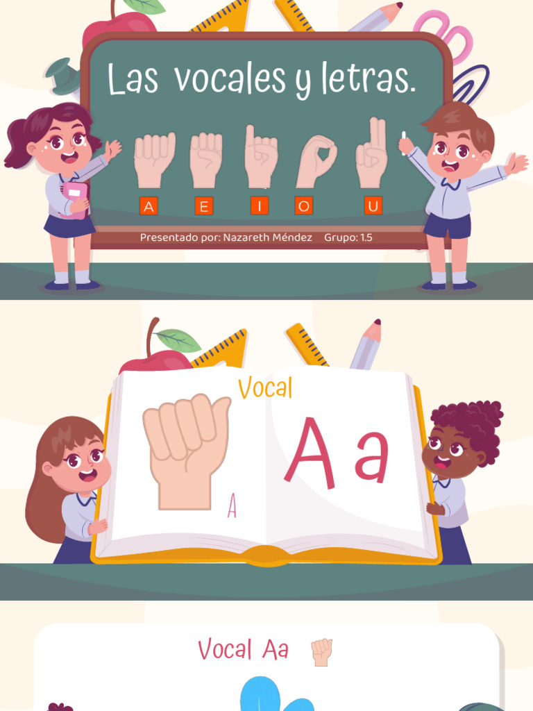 Vocales y Letras: Guía Básica | PDF