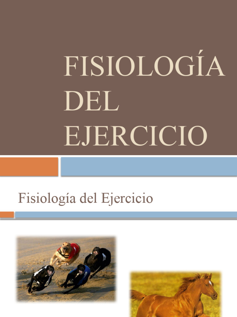 Fisiología del Ejercicio en Animales | PDF | Corazón | Termorregulación