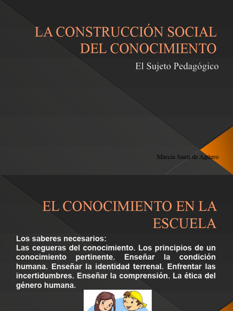 El Conocimiento en La Escuela . | PDF | Aprendizaje | Pedagogía