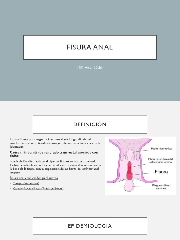 Fisura Anal: Causas, Síntomas y Tratamiento | PDF | Medicina CLINICA ...