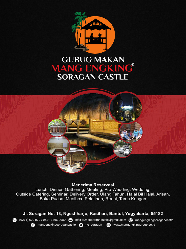 Menu dan Reservasi Mang Engking Yogyakarta | PDF