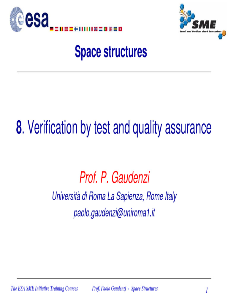08-Verification by Test & Quality Assurance | PDF | Verification And ...