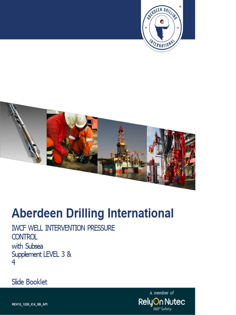 Iwcf Well Intervention Slidebooklet PDF Free | PDF | Pressure | Risk