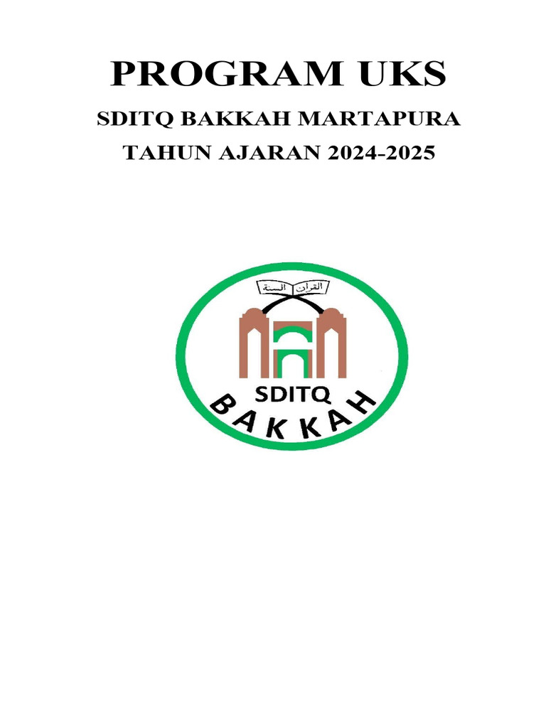 Program UKS SDITQ Bakkah 2024-2025 | PDF