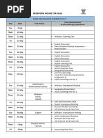 Matigo Examinations Board Uace Time Table 2026 | PDF